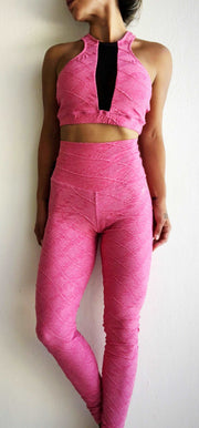 Boho Textured Pink - ABS2B FITNESS APPAREL