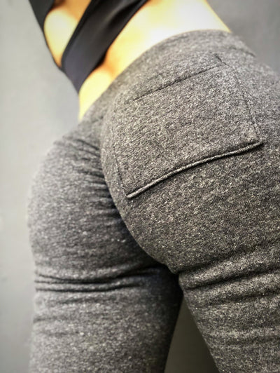 Scrunch Booty Joggers in Eco Gray - ABS2B FITNESS APPAREL