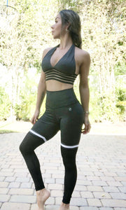 Soccer Mom Thigh High in Dharma Gray - ABS2B FITNESS APPAREL