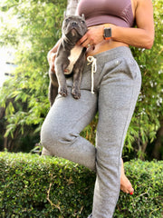 Scrunch Booty Joggers Heather Gray - ABS2B FITNESS APPAREL