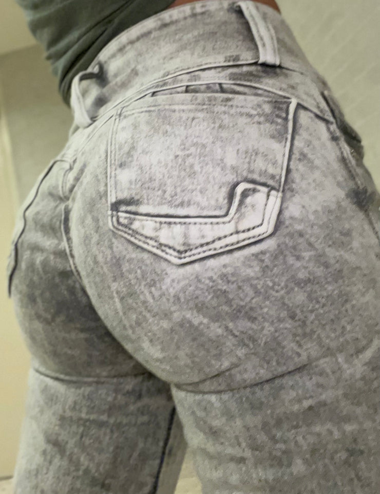 Booty Up Jeans Snow Gray