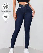 Ultra-High Rise Triple-Button Butt-Lift Jeans - ABS2B FITNESS APPAREL